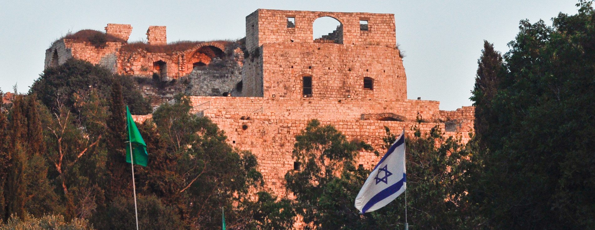 חניון לילה גן לאומי מבצר יחיעם