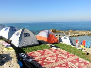 חניון לילה אכזיב, צילום: ציפי כהן