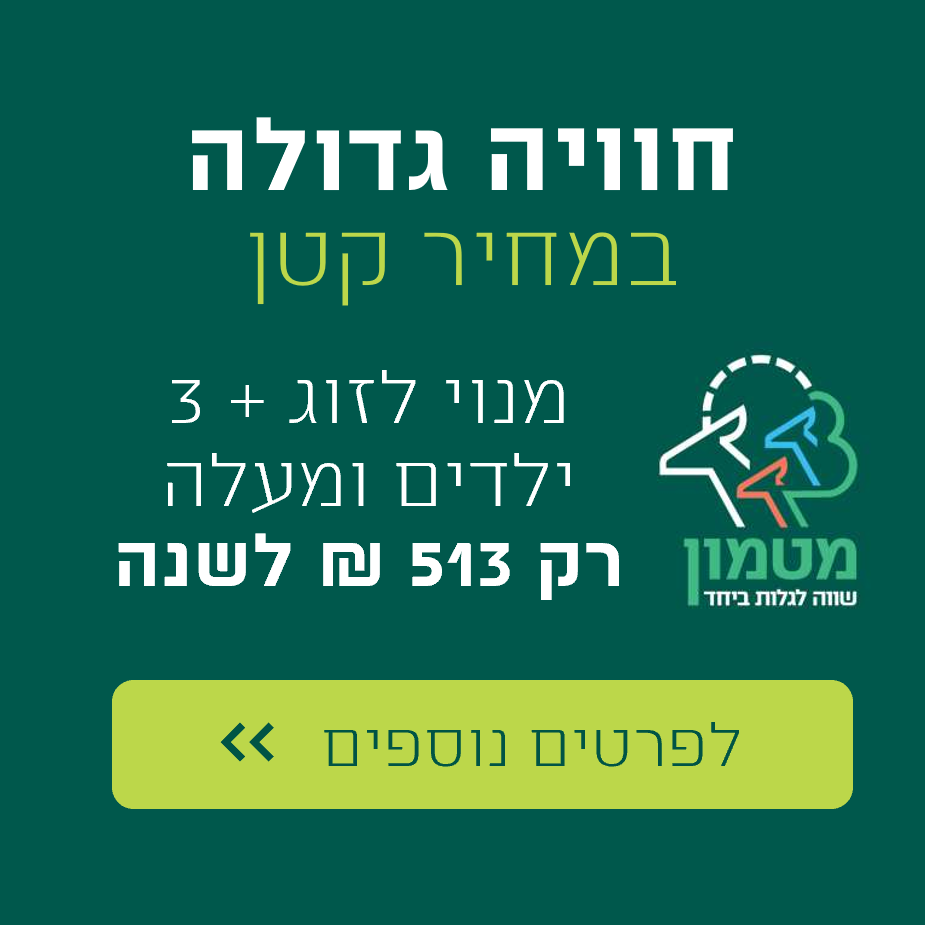 חוויה גדולה במחיר קטן – מטמון